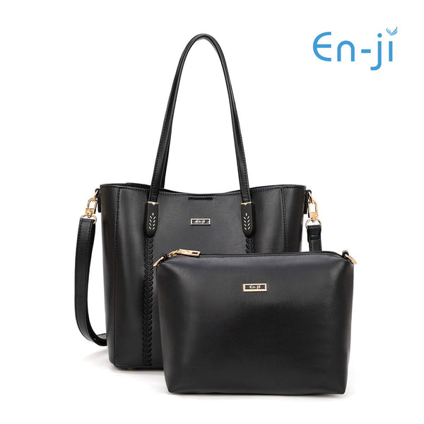 En-ji Renmi Totebag Wanita - Black