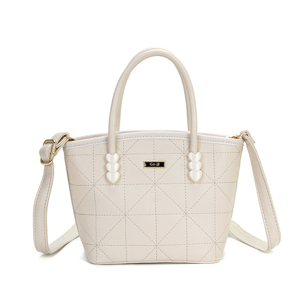 En-ji Nomil Handbag - Cream