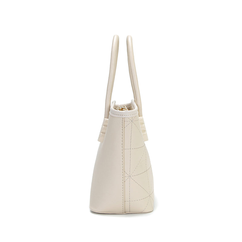 En-ji Nomil Handbag - Cream