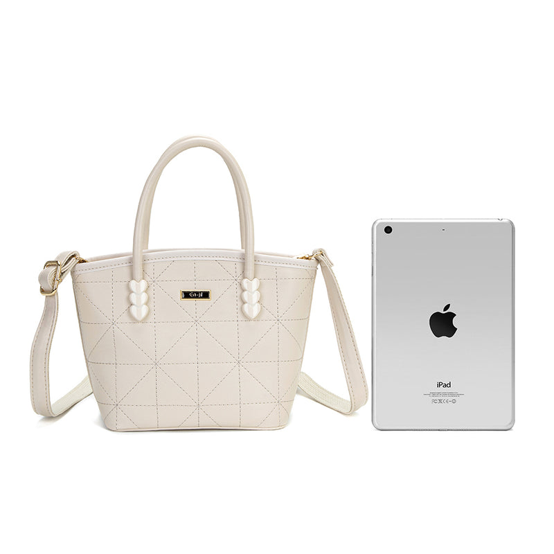 En-ji Nomil Handbag - Cream