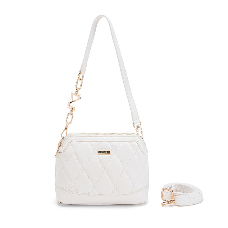 En-ji Mobin Shoulderbag - Ivory