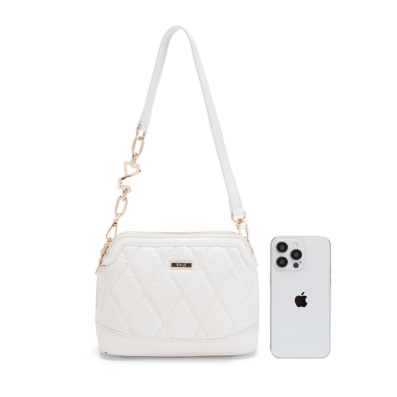 En-ji Mobin Shoulderbag - Ivory