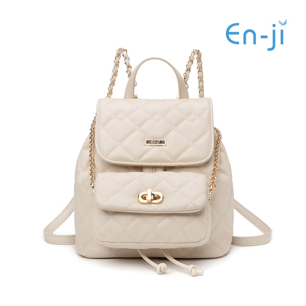 En-ji Aylin Backpack Wanita - Cream