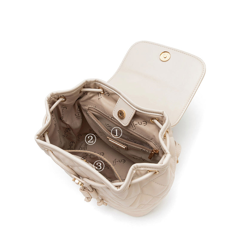 En-ji Aylin Backpack Wanita - Cream
