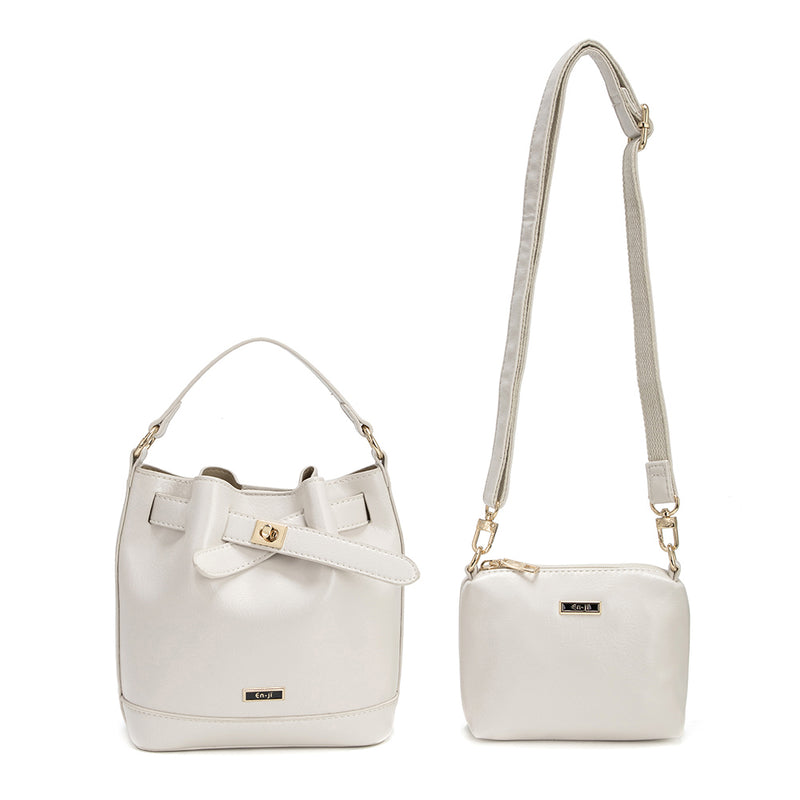 En-ji Marin Handbag - Ivory