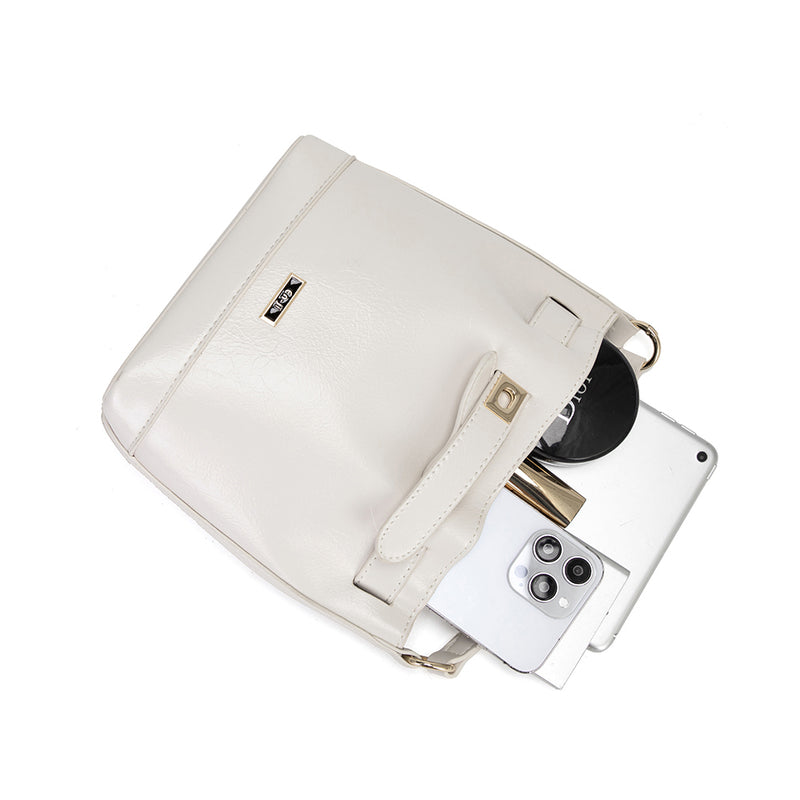 En-ji Marin Handbag - Ivory