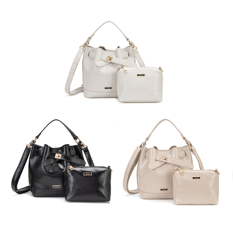 En-ji Marin Handbag - Cream