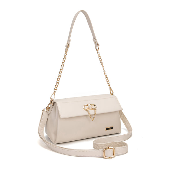 En-ji Simi Shoulderbag Wanita - Ivory