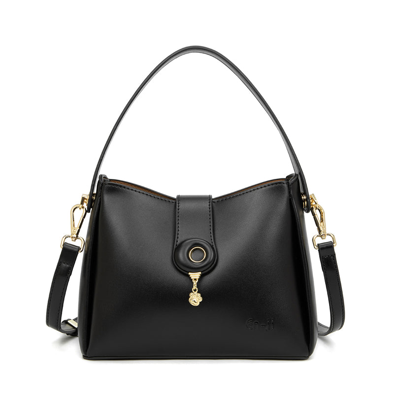 En-ji Mindi Handbag - Black