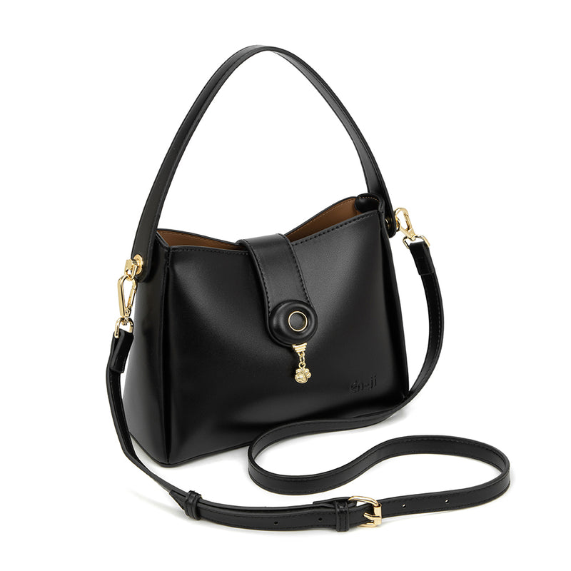 En-ji Mindi Handbag - Black