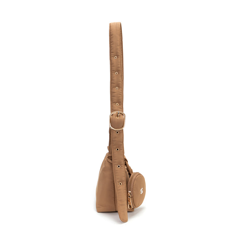 En-ji Davici Shoulderbag Wanita - Khaki
