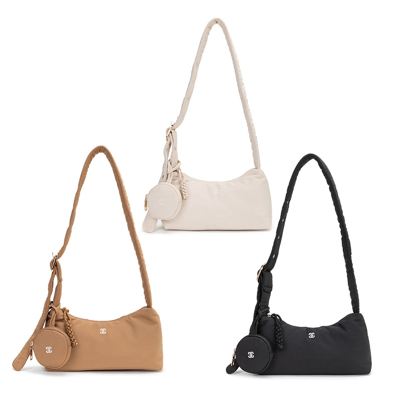En-ji Davici Shoulderbag Wanita - Khaki