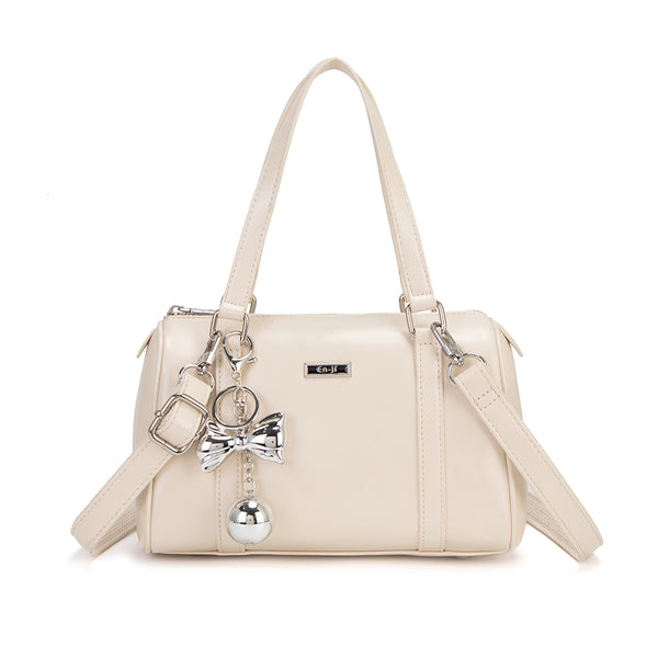 En-ji Nido Handbag - Cream