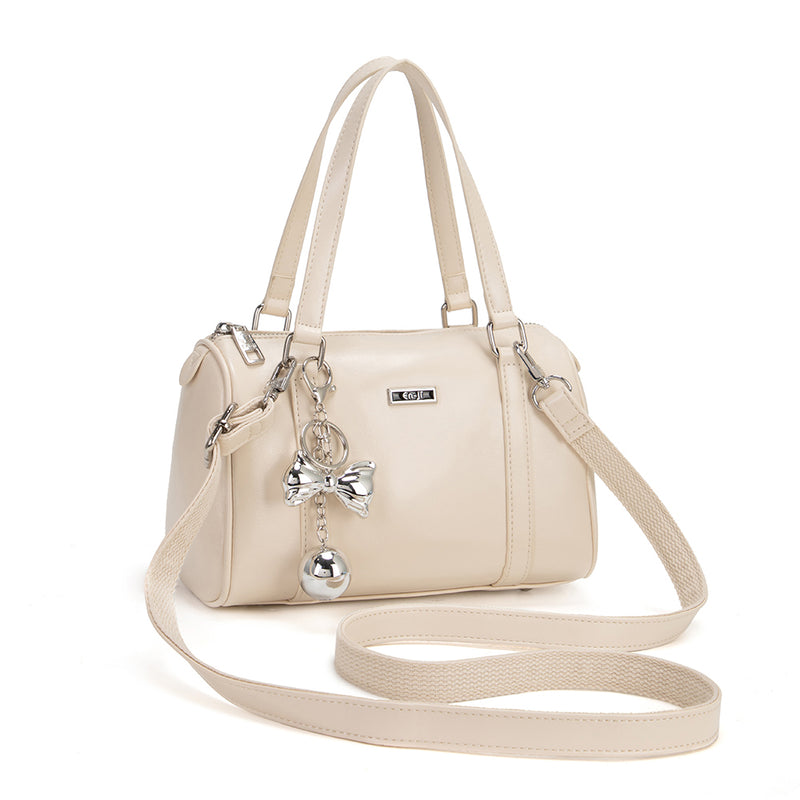 En-ji Nido Handbag - Cream