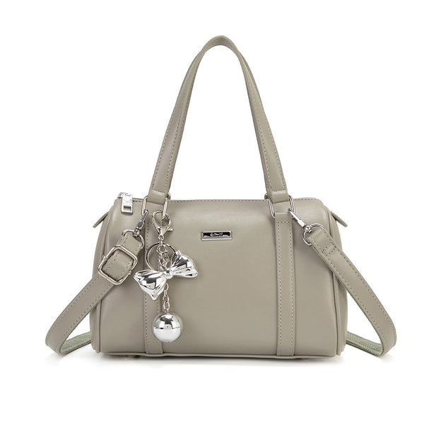 En-ji Nido Handbag - Oystergrey