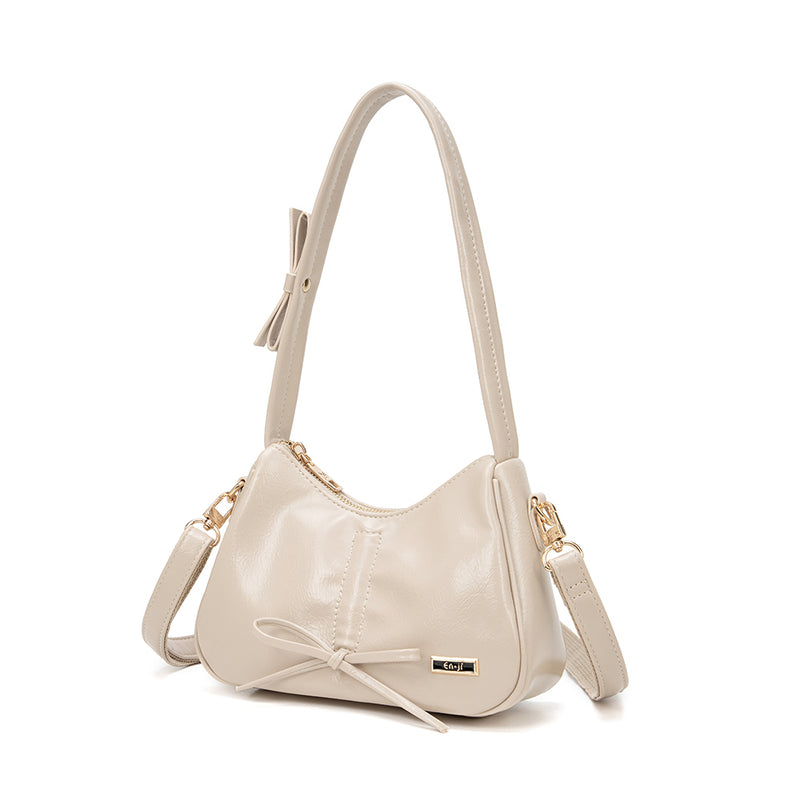 En-ji Moji Shoulderbag - Cream