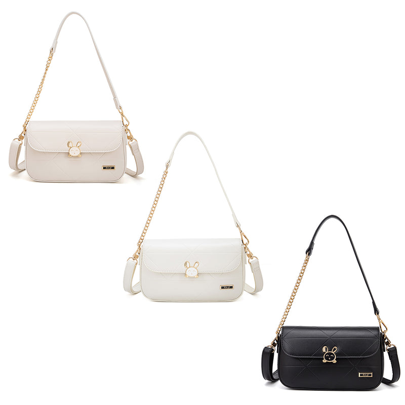 En-ji Musubi Slingbag Wanita - Cream