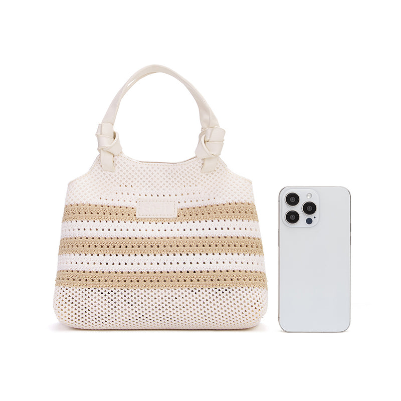 En-ji Sore Handbag - Cream