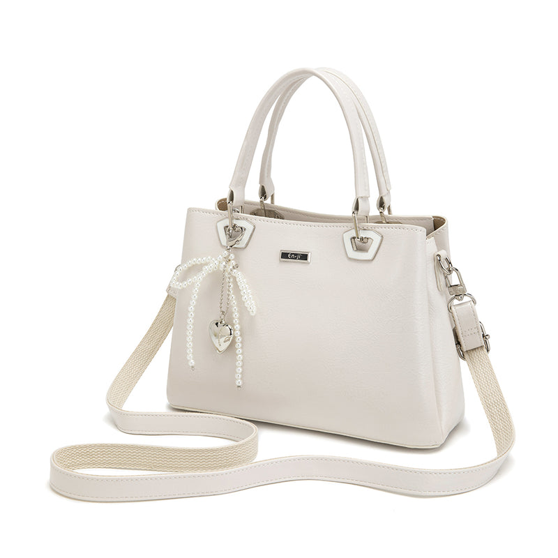 En-ji Irona Handbag Wanita - Ivory