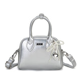 En-ji Miudi Handbag - Silver