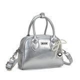 En-ji Miudi Handbag - Silver