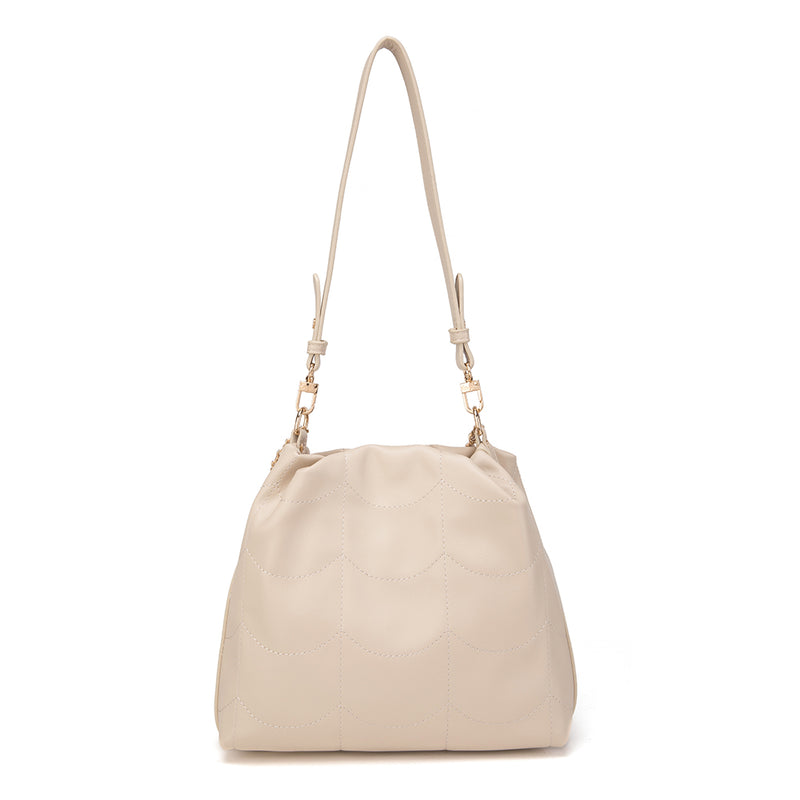 En-ji Bohi Shoulderbag Wanita - Cream