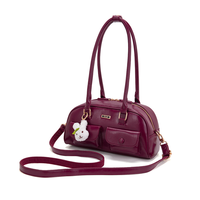 En-ji Soksu Shoulderbag - Cherryred