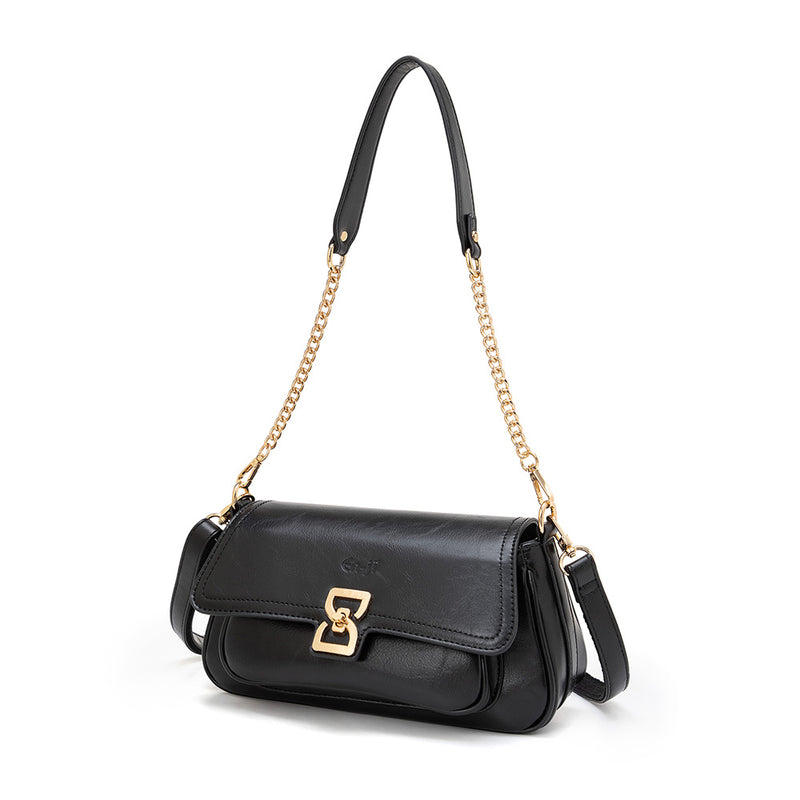 En-ji Sawon Shoulderbag Wanita - Black
