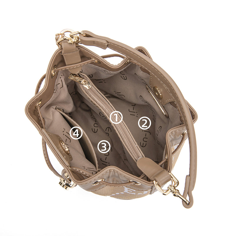 En-ji Miyori Handbag - Khaki