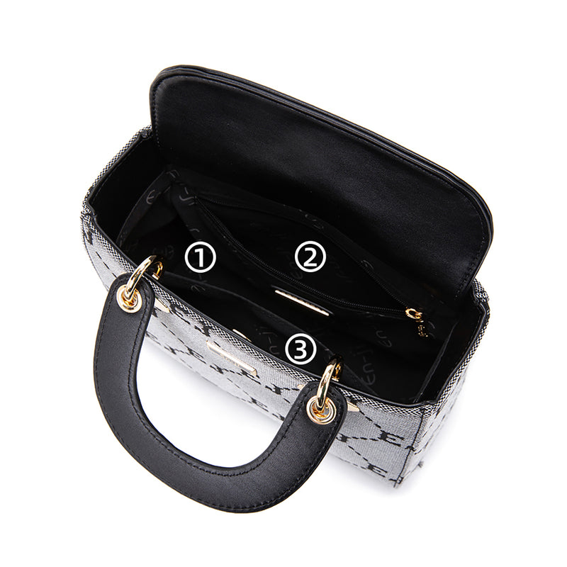 En-ji Geomi Handbag - Black