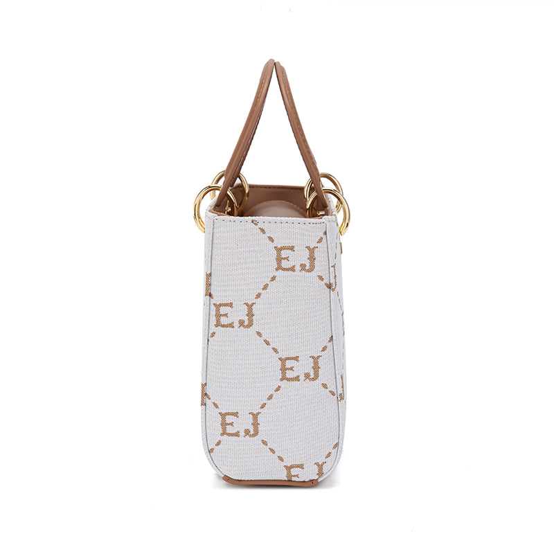 En-ji Geomi Handbag - Ivory