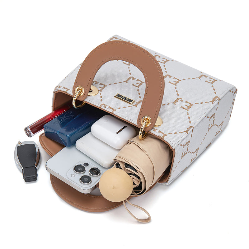 En-ji Geomi Handbag - Ivory