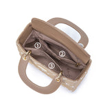 En-ji Geomi Handbag - Khaki