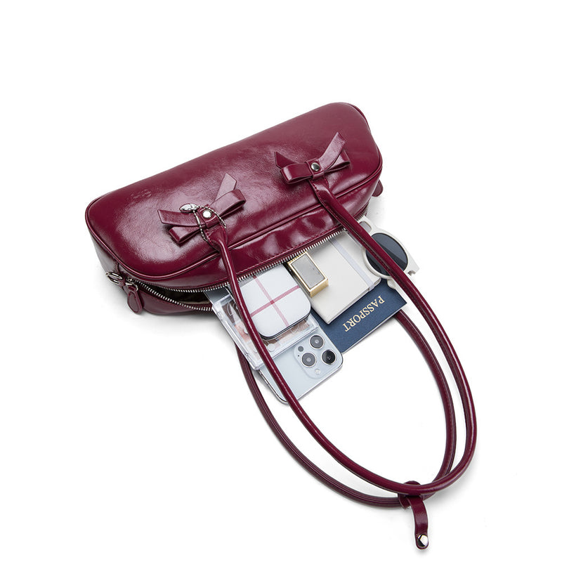 En-ji Nubin Shoulderbag - Cherryred