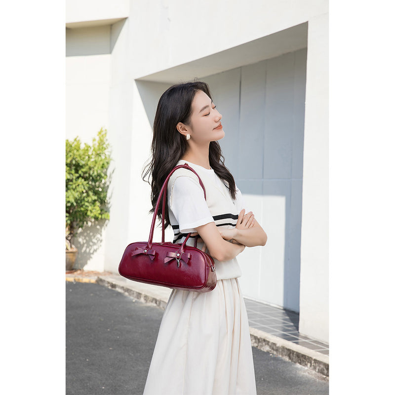 En-ji Nubin Shoulderbag - Cherryred