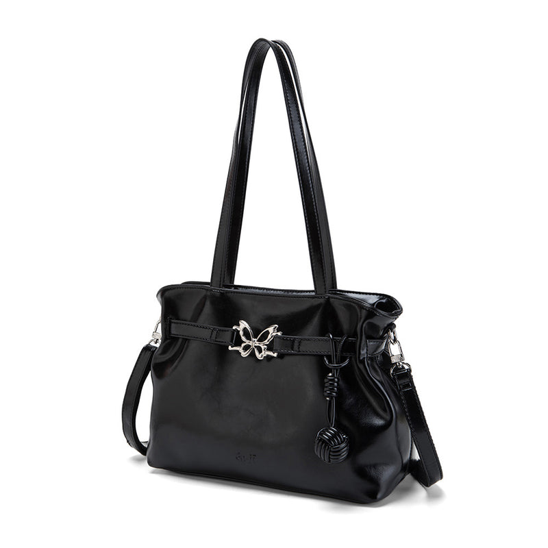 En-ji Kimsun Shoulderbag - Black