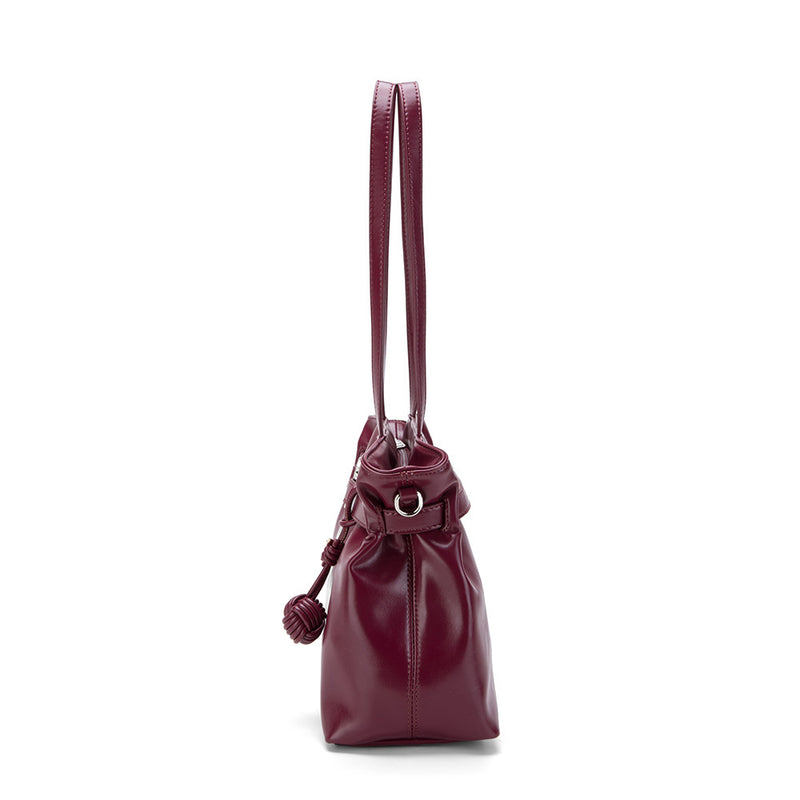 En-ji Kimsun Shoulderbag - Cherryred