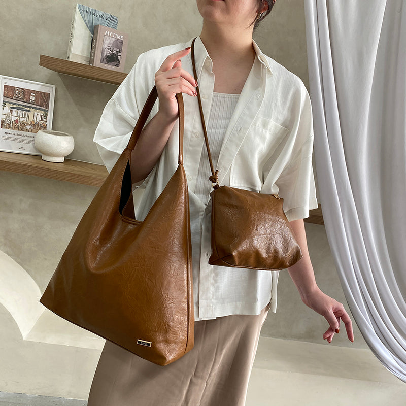 En-ji Biyu Shoulderbag - Chestnut