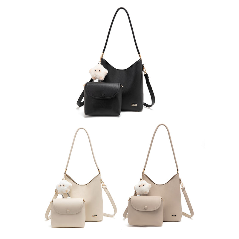 En-ji Byunha Shoulderbag Wanita - Khaki