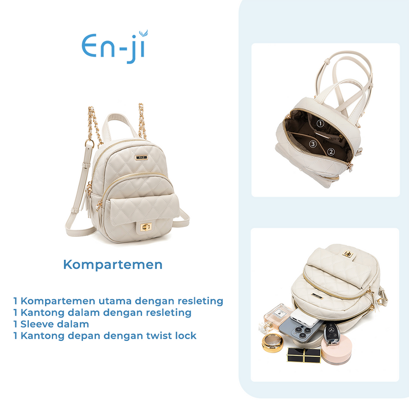 En-ji Daebi Backpack Wanita - Black
