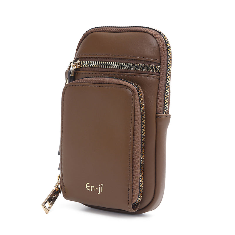 En-ji Jinsa Wallet - Brown