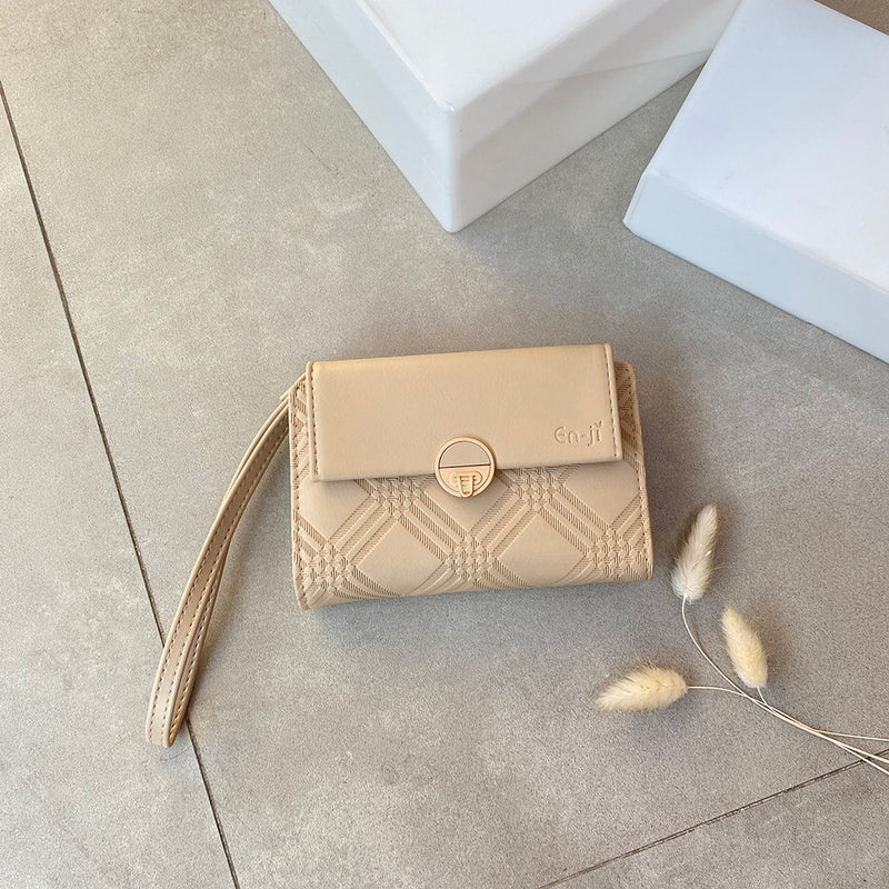 En-ji Ryomi Wallet - Cream