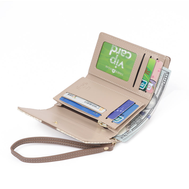 En-ji Hairu Wallet - Cream