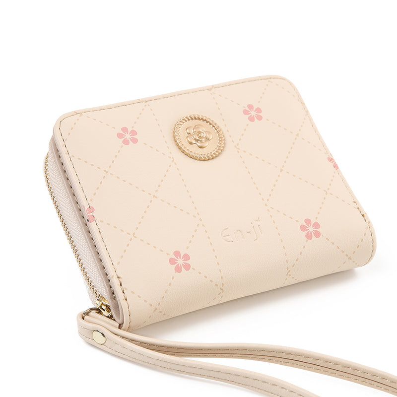 En-ji Unari Wallet - Cream