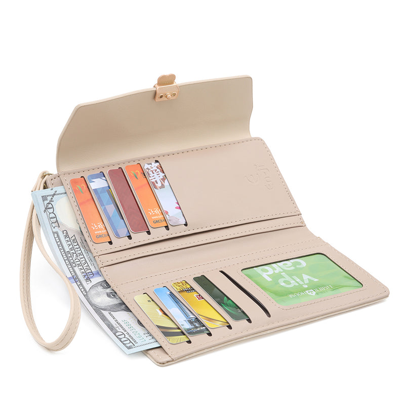 En-ji Kawai Wallet - Cream