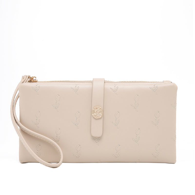 En-ji Daimi Wallet - Cream