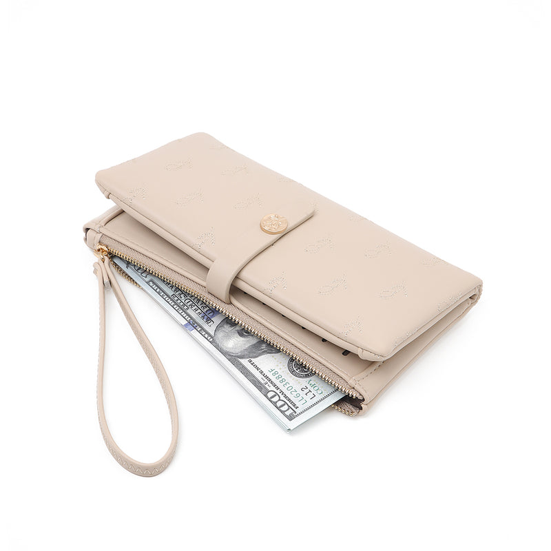 En-ji Daimi Wallet - Cream