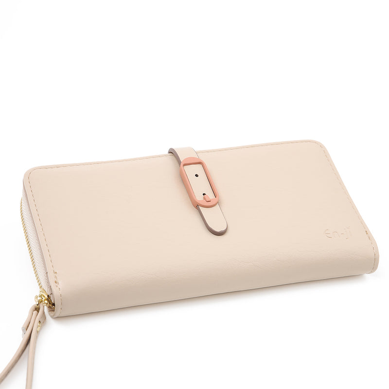 En-ji Gemi Wallet - Cream