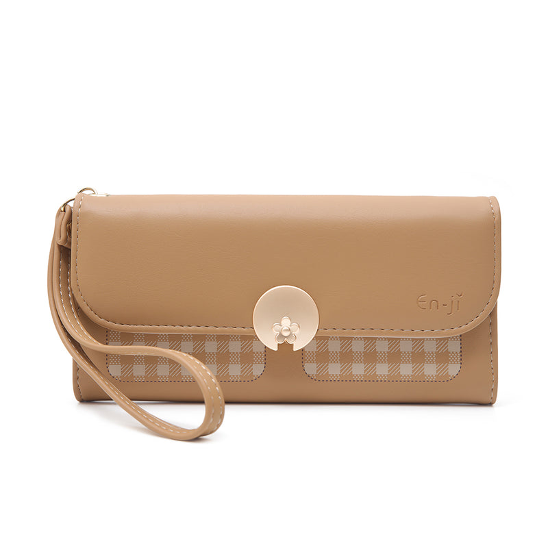 En-ji Mongji Wallet - Camel