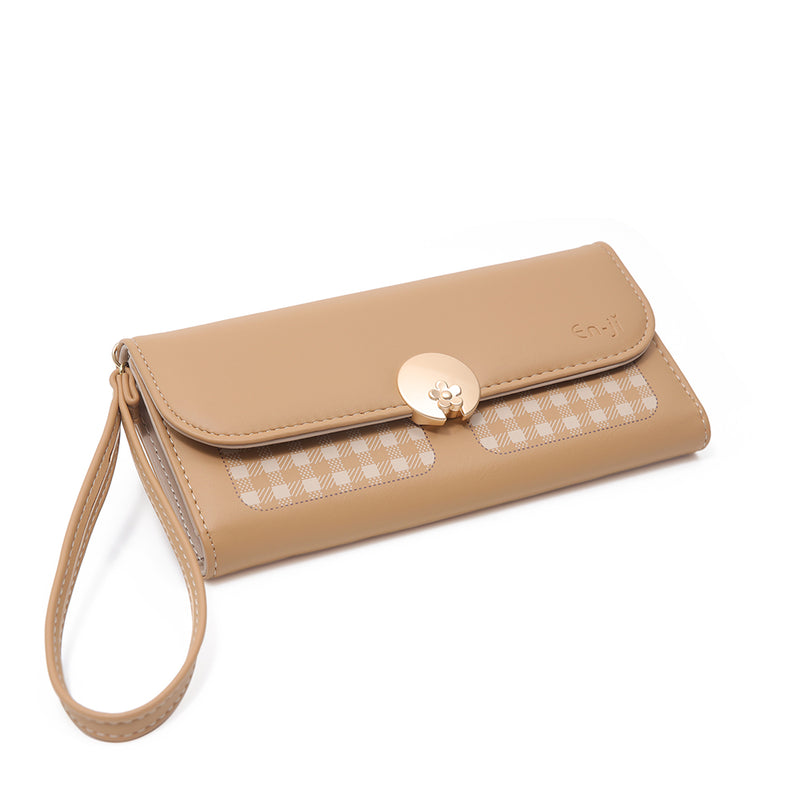 En-ji Mongji Wallet - Camel